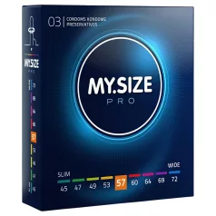   My.Size PRO - Kondome in individueller Größe - 57 mm (3 Stk.)