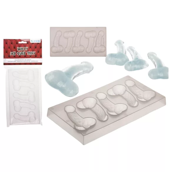 Penis-Eiswürfelform (transparent)