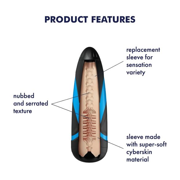 Satisfyer Sleeve Tornado Bliss - Masturbator-Einsatz