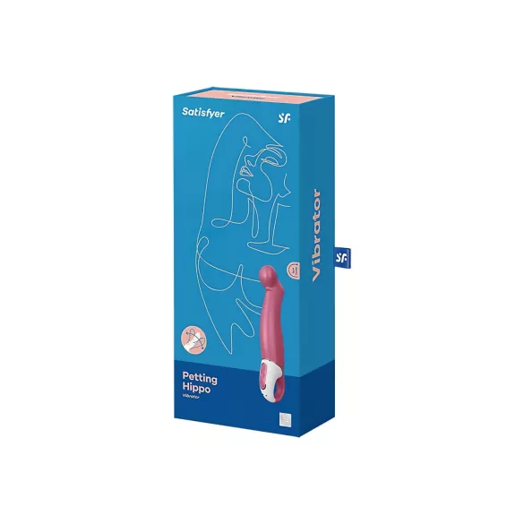Satisfyer Petting Hippo - Akku-Vibrator, wasserdicht (pink)