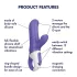 Satisfyer Magic Bunny - Wasserdichter Klitorisvibrator (Blau)