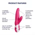 Satisfyer Mr. Rabbit - wasserfester Vibrator mit Klitorisstimulator (Pink)