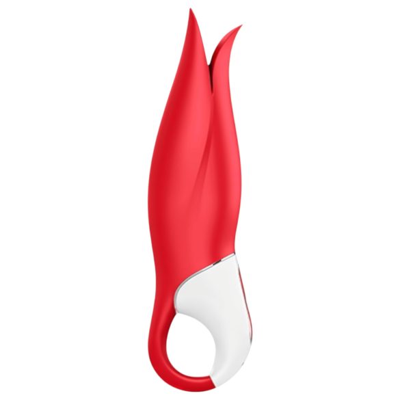 Satisfyer Power Flower - Wiederaufladbarer, wasserdichter Vibrator (rot)