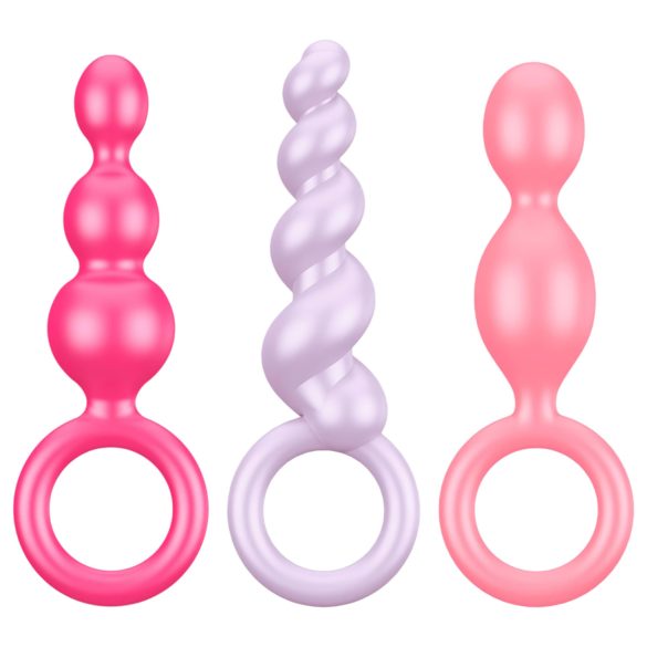 Satisfyer Booty Call - Bunte Analplug-Sets (3-teilig)