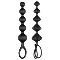 Satisfyer Love Beads - Perlen Analdildo Set (schwarz)