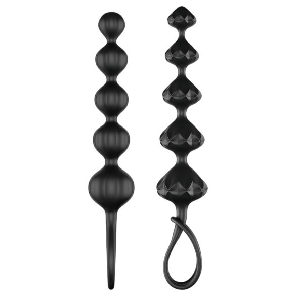 Satisfyer Love Beads - Perlen Analdildo Set (schwarz)