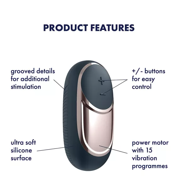 Satisfyer Dark Desire - wiederaufladbarer Klitorisstimulator (Schwarz)