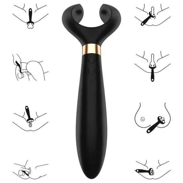 Satisfyer Endless Fun - Akku, wasserdichtes Partnervibrator (schwarz)