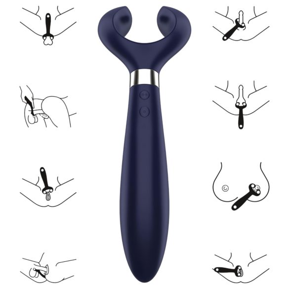 Satisfyer Endless Fun - Akku Paarvibrator wasserdicht (blau)
