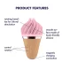 Satisfyer Sweet Treat - Akku-Cocktail-Rotationsvibrator (pink-braun)