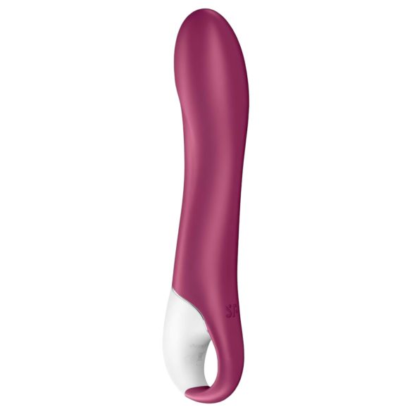Satisfyer Big Heat - wiederaufladbarer, wärmender G-Punkt Vibrator (rot)