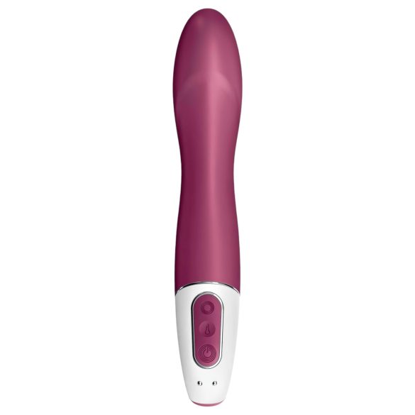 Satisfyer Big Heat - wiederaufladbarer, wärmender G-Punkt Vibrator (rot)
