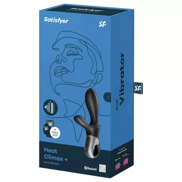 Satisfyer Heat Climax+ - App-gesteuerter wärmender Analvibrator (schwarz)