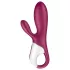 Satisfyer Hot Bunny - App-gesteuerter, wärmender Vibrator mit Klitorisklitorisarm (rot)