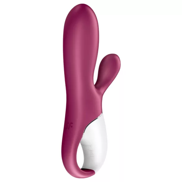 Satisfyer Hot Bunny - App-gesteuerter, wärmender Vibrator mit Klitorisklitorisarm (rot)