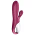Satisfyer Hot Bunny - App-gesteuerter, wärmender Vibrator mit Klitorisklitorisarm (rot)