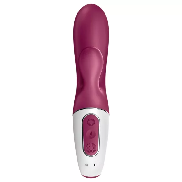 Satisfyer Hot Bunny - App-gesteuerter, wärmender Vibrator mit Klitorisklitorisarm (rot)