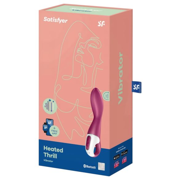 Satisfyer Heated Thrill - intelligenter Wärmvibrator (rot)