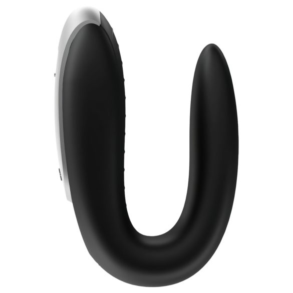 Satisfyer Double Fun - intelligenter, wasserdichter Partner-Vibrator (schwarz)