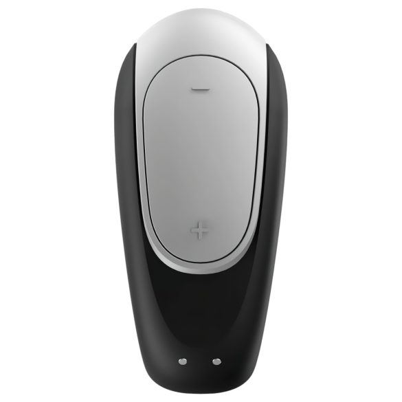 Satisfyer Double Fun - intelligenter, wasserdichter Partner-Vibrator (schwarz)