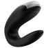 Satisfyer Double Fun - intelligenter, wasserdichter Partner-Vibrator (schwarz)