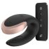 Satisfyer Double Love - intelligenter, kabelloser Paarvibrator (schwarz)