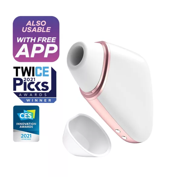 Satisfyer Love Triangle - intelligenter Luftwellenklitorisstimulator (weiß)