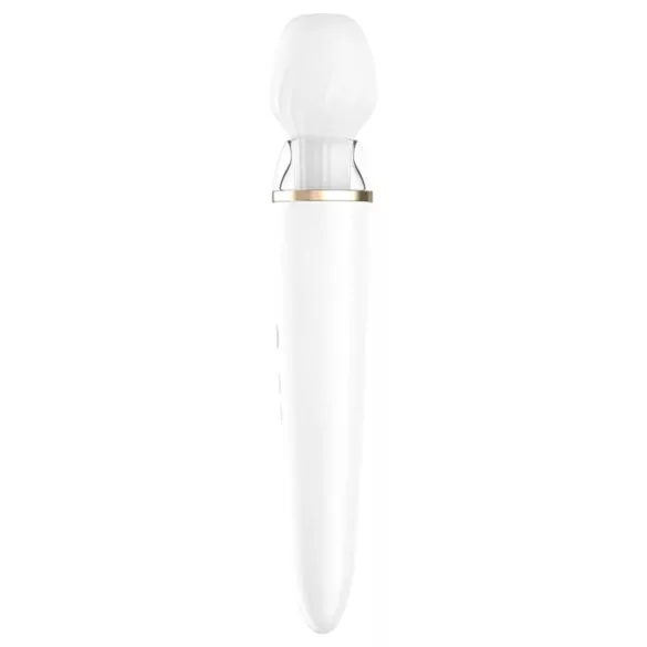 Satisfyer Double Wand-er - App-gesteuerter Massagevibrator (weiß)
