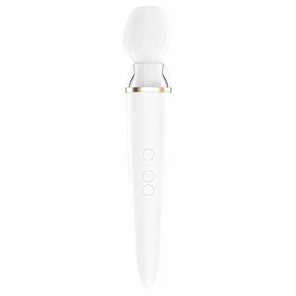 Satisfyer Double Wand-er - App-gesteuerter Massagevibrator (weiß)