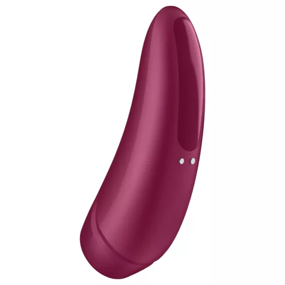Satisfyer Curvy 1+ - App-gesteuerter Druckwellen-Vibrator für die Klitoris (rot)