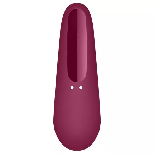 Satisfyer Curvy 1+ - App-gesteuerter Druckwellen-Vibrator für die Klitoris (rot)