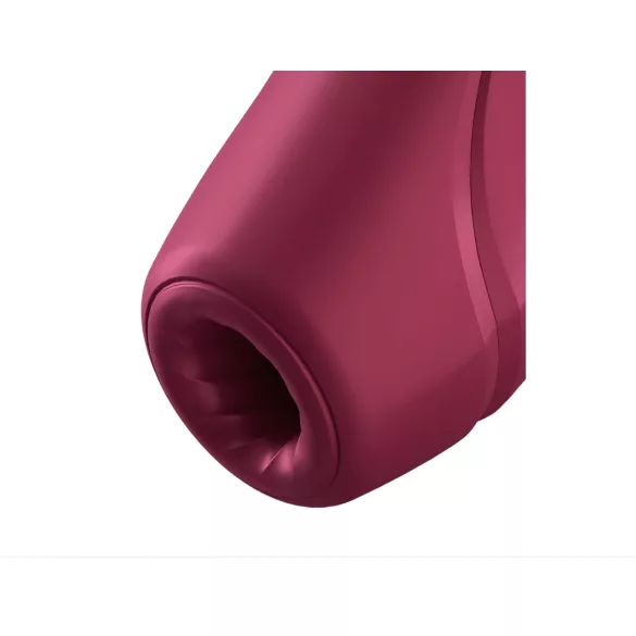 Satisfyer Curvy 1+ - App-gesteuerter Druckwellen-Vibrator für die Klitoris (rot)