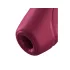 Satisfyer Curvy 1+ - App-gesteuerter Druckwellen-Vibrator für die Klitoris (rot)