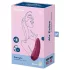 Satisfyer Curvy 1+ - App-gesteuerter Druckwellen-Vibrator für die Klitoris (rot)