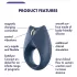 Satisfyer Royal One - Intelligenter Vibrations-Penisring (blau)