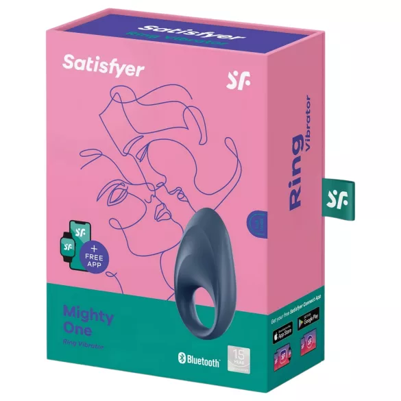 Satisfyer Mighty One - Intelligenter Vibrationsring (blau)