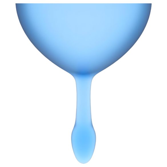 Satisfyer Feel Good - Menstruationstassen-Set (blau) - 2 Stk.