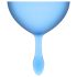 Satisfyer Feel Good - Menstruationstassen-Set (blau) - 2 Stk.