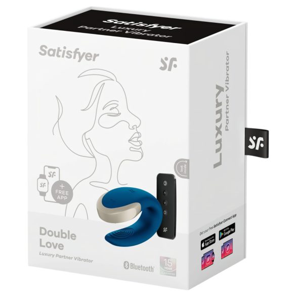 Satisfyer Double Love - smarte Paarvibrator (blau)