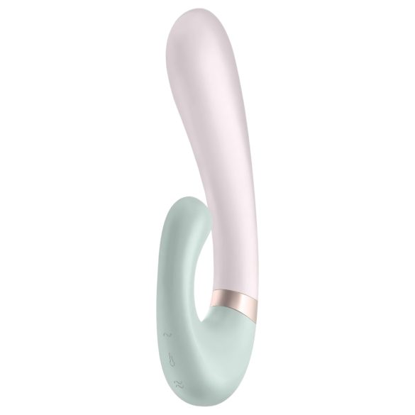 Satisfyer Heat Wave - Intelligenter Heizvibrator mit Arm (Mint)