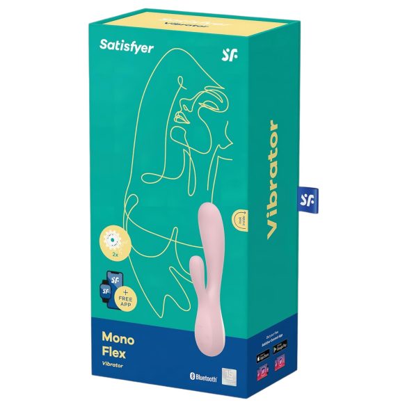 Satisfyer Mono Flex - intelligenter wasserdichter Vibrator (pink)