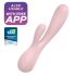 Satisfyer Mono Flex - intelligenter wasserdichter Vibrator (pink)