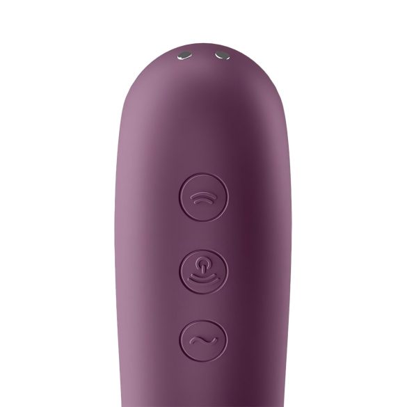 Satisfyer Dual Kiss - 2in1, Vaginal- & Klitorisvibrator (lila)
