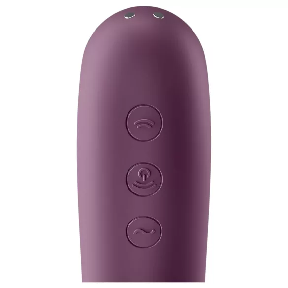 Satisfyer Dual Kiss - 2in1, Vaginal- & Klitorisvibrator (lila)