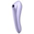 Satisfyer Dual Pleasure - Intelligenter 2in1 Luftwellen-Vibrator (Lila)