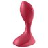 Satisfyer Backdoor Lover - Akku Wasserdichter Analvibrator (Rot)