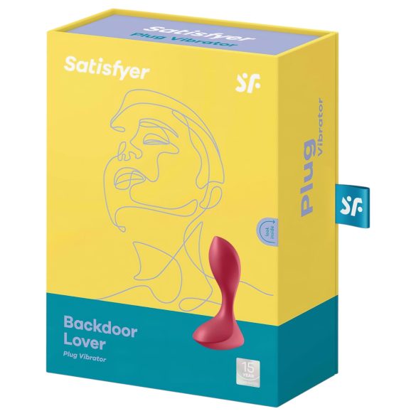 Satisfyer Backdoor Lover - Akku Wasserdichter Analvibrator (Rot)