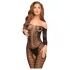 Penthouse Dreamy Diva - Zickzack-Carmen-Overall (schwarz)