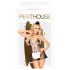 Penthouse Teaser - 3-teiliges Zimmermädchen-Kostüm (schwarz-weiß)
