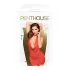 Penthouse Heart Rob - Neckholder-Kleid und String (rot) - M/L